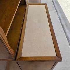 1930s Karges Country French Walnut Pullout Folding Service Bar