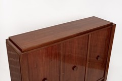 French Art Deco Antique Mahogany Sideboard Cabinet by Andre Sornay