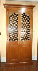 American Tall Display Cabinet / Bookcase / Wine Storage Cabinet