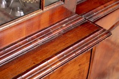 Antique Georgian Mahogany Breakfront China Cabinet