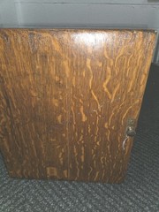 Antique Yawman & Erbe Wood File Box 20″ x 13″ x 11″