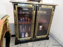 Little Showcase in Boulle marquetry Louis XIV style XVIIIe period perfect condi