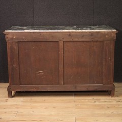 Italian chest of drawers commode dresser marble top antique style 20th century