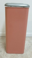 Vintage 1950s Industrial Dental Cabinet Trash Can Waste Basket mechanical Lid B