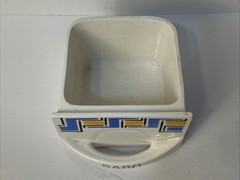 Dutch Delft Sago Spice Cabinet Labeled Drawer Antique Replacement White/Blue