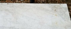 ANTIQUE 19 c. ENGLISH OAK MARBLE TOP STAND DRY CABINET w/ TEAR DROP PULLS