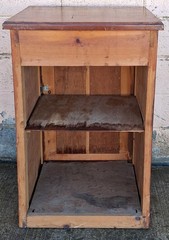 Vintage Country Handmade Solid Wooden Kitchen Jelly Cabinet Nightstand Cupboard