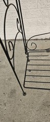 🔥 Vintage French Bakers Rack 3 Tier Scrolling Wrought Iron