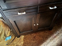 Antique Primitive Cabinet Cupboard Farmhouse