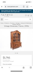 Vintage Show Case