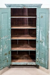 c.1900 Pennsylvania Farm House Cupboard Cabinet Step Back Early American