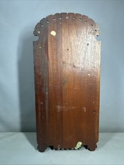 19thC Antique VICTORIAN Era EASTLAKE Old CARVED Flower WALNUT Wall CURIO CABINET