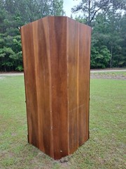 Southern Cherry Corner Cupboard Shop Made 20thc