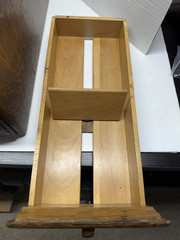Rare Vintage Oak 4 Drawer Wooden Card Catalog File Cabinet Medical