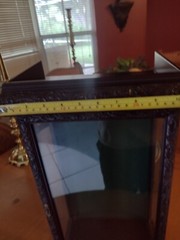 French Wood Glass Showcase