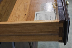 Stickley Cherry China Breakfront Bookcase or Cabinet Made in USA