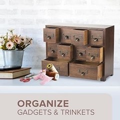 Traditional Card Catalog Solid Wood Small Chinese Medicine Small Curio Cabinet l