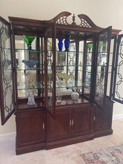 CHERRY FINISHED CHINA CABINET