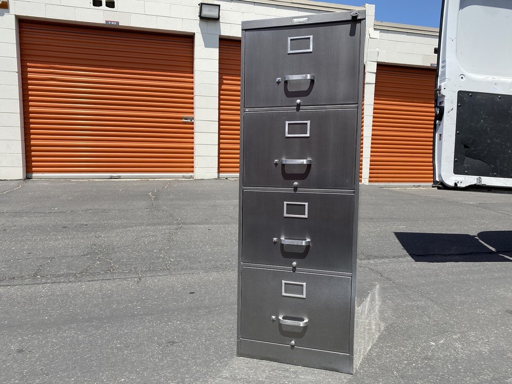 Vintage McDowell And Craig Industrial Metal File Cabinet