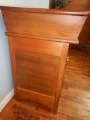 antique dry sink cabinet Dovetailed Sink w Folding Cover 1800’s