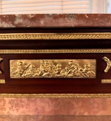 A Fine 19th Century French Vernis Martin Bronze Mounted Vitrine.francois L Style