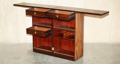 RENO WAHL FOR DYRLUND VINTAGE DANISH ROSEWOOD METAMORPHIC CAPTAINS CAMPAIGN BAR