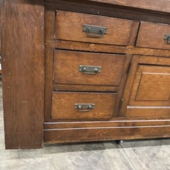 Old Original 1920s Arts And Crafts Built-In