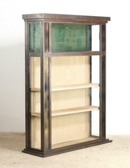 European 5 ft. Brass Free Standing Display Case