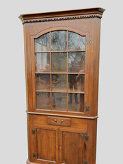 67206 DREXEL Furniture Custom Hand Made INLAID Corner China Super Rare Antique