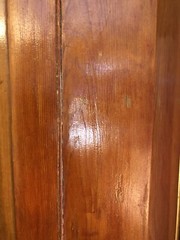 Antique Corner Cupboard Cabinet Blind doors Early Primitive