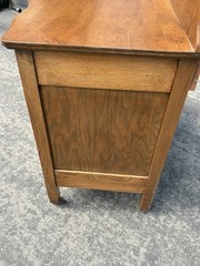 Antique Vintage Oak Dry Sink / Wash Cabinet