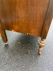 Antique Victorian Walnut Cabinet