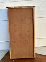 Antique Oak Sellers Cabinet DRAWER hoosier style cupboard Chippy Paint *A*