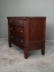 Antique Apothecary Cabinet Kitchen Island Vintage File Drawer Wood Counter