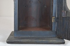 Vintage Hand Made Wooden Clock Display Case Box
