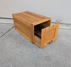 Antique Globe Wernicke Oak Wood File Cabinet Drawer Box Law Transfer Case G-891