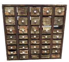 Bison Mfg Co Ltl Valley ny & Catt Cnty Cigar Boxes Antique Cabinet Drawers