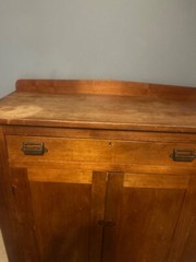 BEAUTIFUL Patina Antique Primitive Solid Walnut Jelly Cabinet Philadelphia