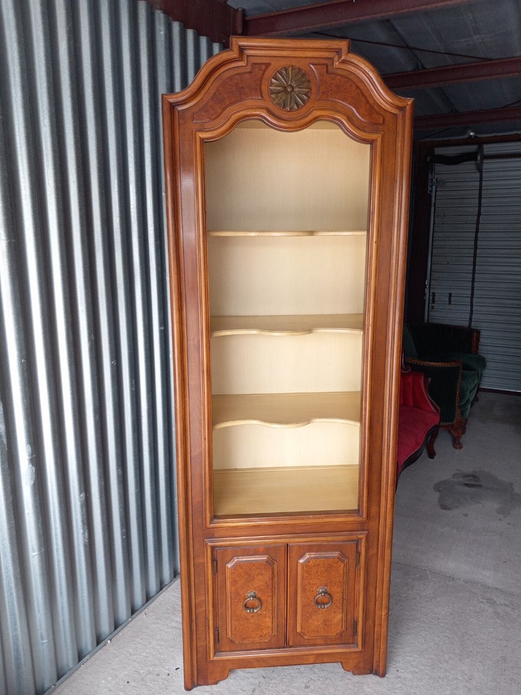 Beautiful Mid-Century MCM Thomasville China Bookcase Display Cabinet CURIO