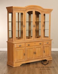 Hespeler Furniture Light Oak Illuminated China Cabinet