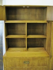 99″ MCM Mastercraft 9 Piece Dresser, Storage Wall Unit; Multiple Configurations