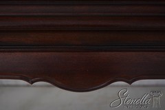 L70001: Burl Walnut Chinoiserie Form TV Media Bar Cabinet