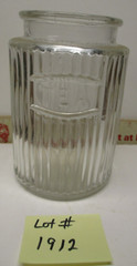 HOOSIER CABINET ORIGINAL TEA SPICE JAR GLASS LOT # 1219