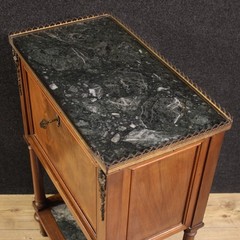 Small French cabinet secretaire desk in wood Empire style 20th century