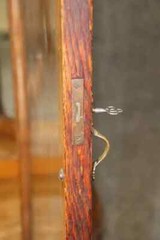 Superb Quality Quarter Sawn Oak Serpentine Glass American Victorian Vitrine