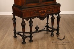 Rockford Republic Furniture Company 1920’s Walnut China Display Cabinet