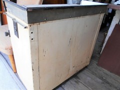 VINTAGE ART DECO METAL INDUSTRIAL MEDICAL HOSPITAL CABINET shipping available