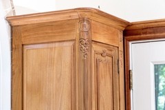 Antique French Louis XV Style Corner Cabinet