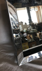VTG 1960’s Deco Metal Chrome 11X24 Mirrored Recessed Cabinet Old 319-26B