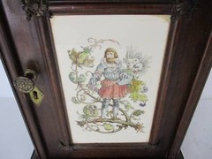 Mid Century Kitchen Apothecary Medicine Pharmacy Bathroom Wall hanging Cabinet F